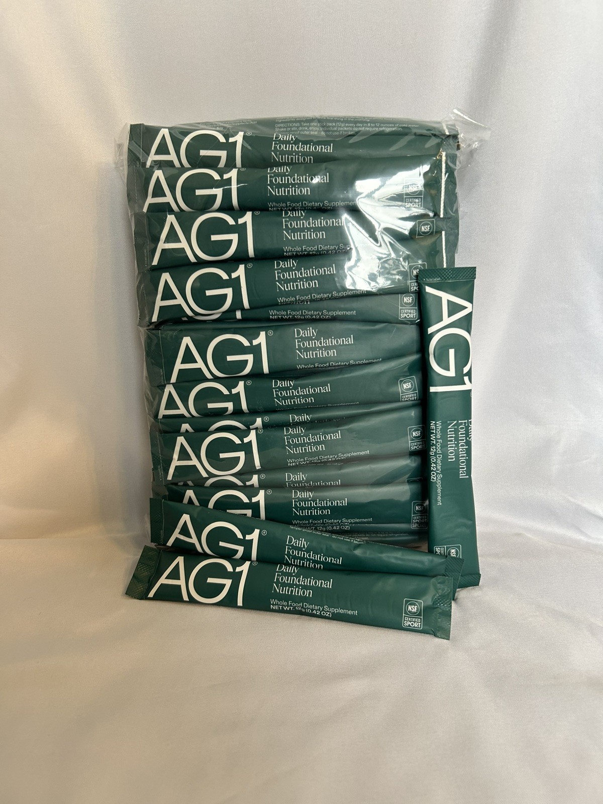 60 Pack AG1 Daily Foundational Nutrition – Whole Food Dietary Supplement