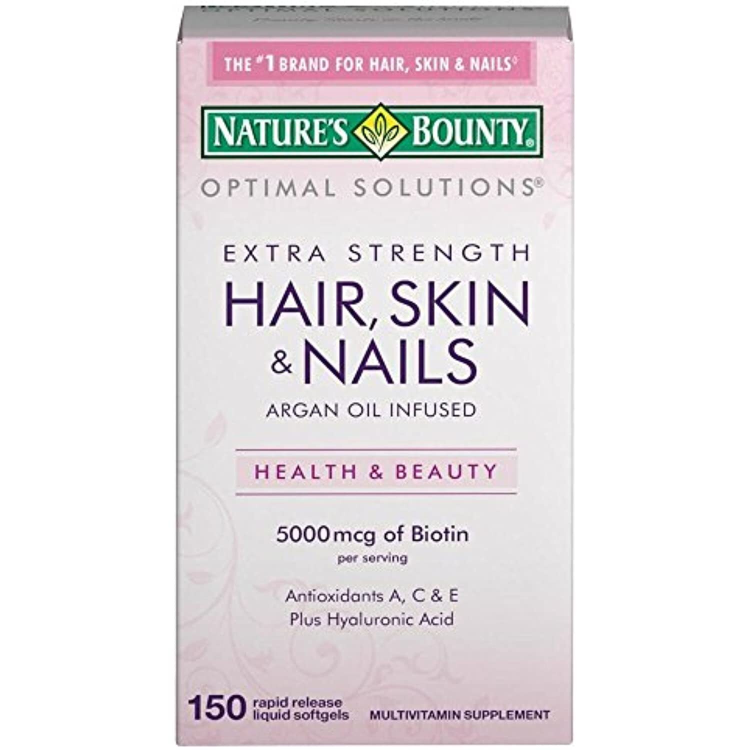 Nature’s Bounty, Extra Strength Hair, Skin and Nails -150 Rapid release Softgels