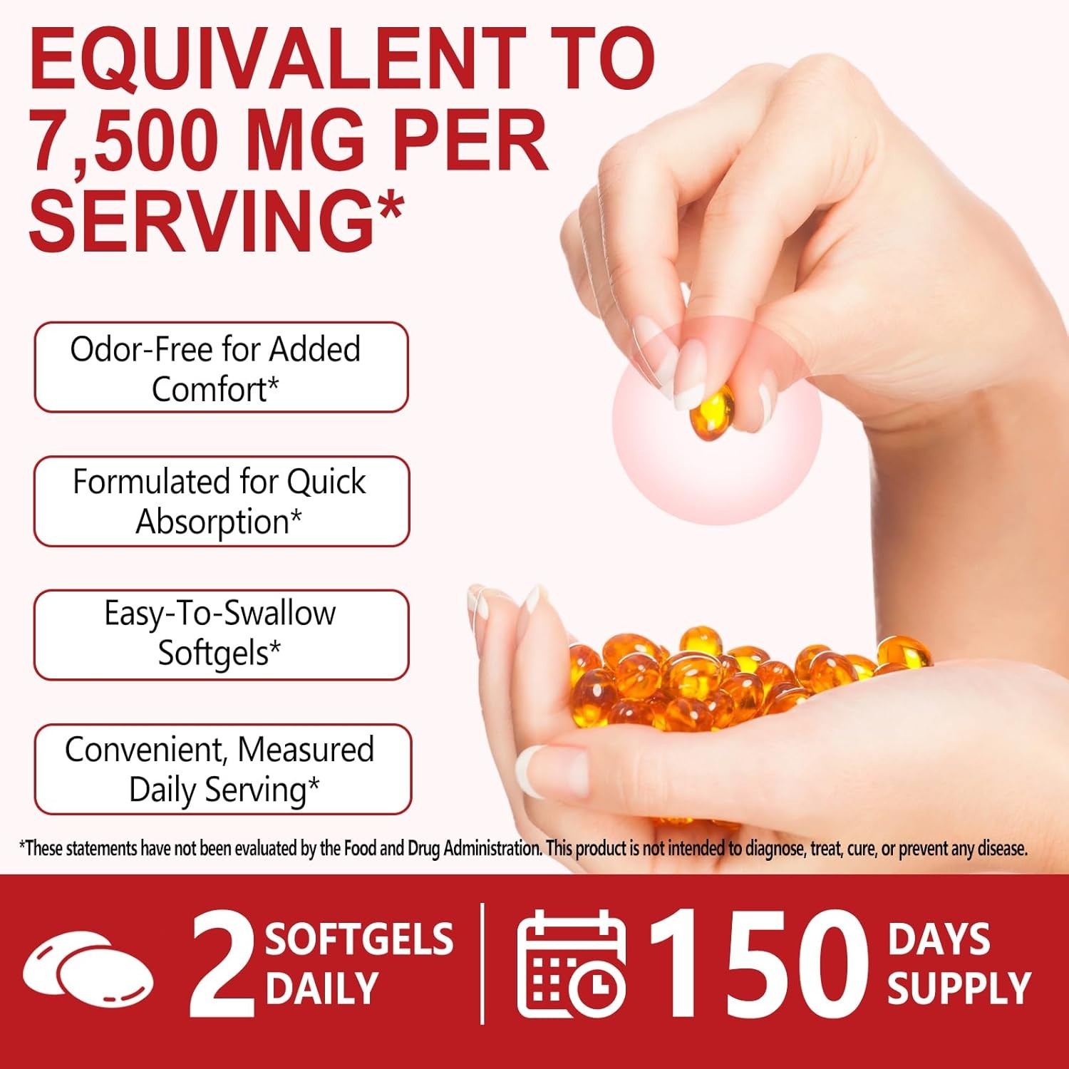 Aged Garlic Extract 7500mg Odorless 300 Softgels Made US 100% Authentic