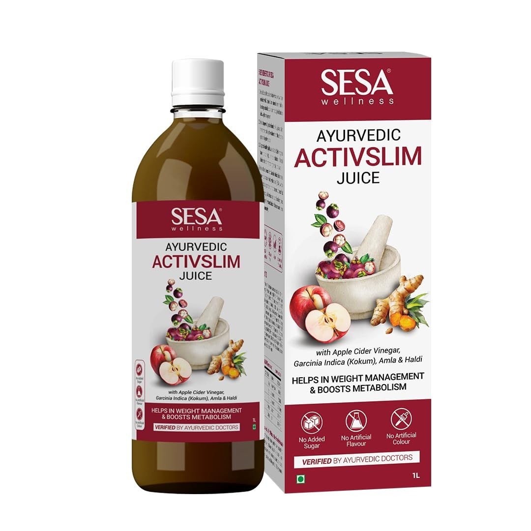 SESA Ayurvedic Activslim Juice, Helps in Weight Management | 1 Liter