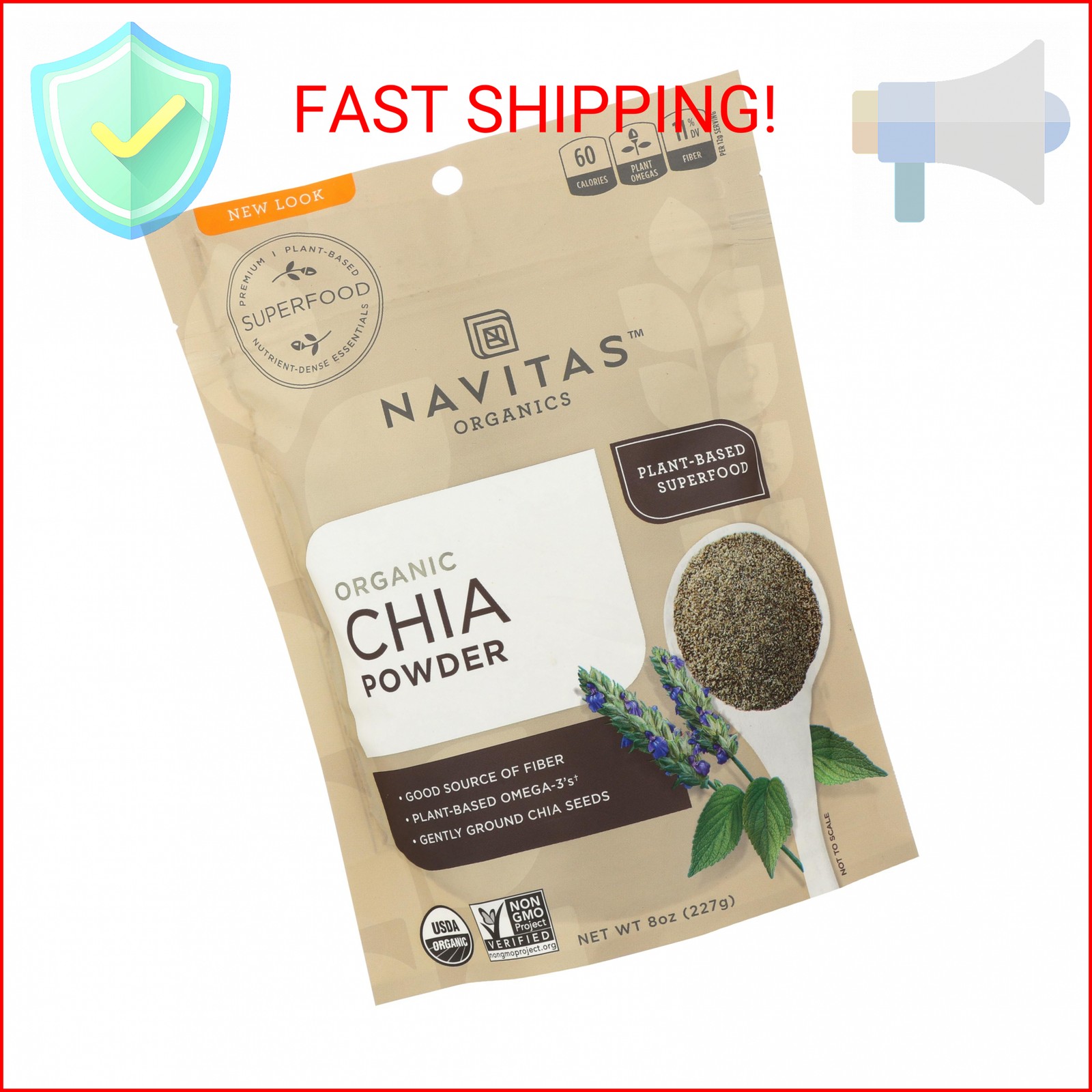 Organic Chia Powder 8 Ounces