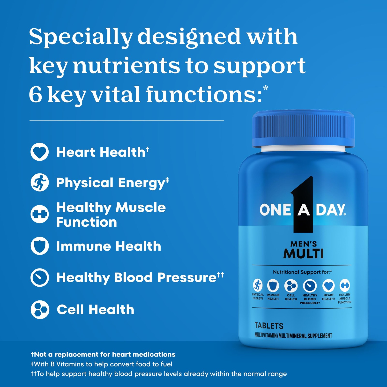 One A Day Mens Multivitamin 200 Count Daily Vitamins with Vitamin D & Zinc