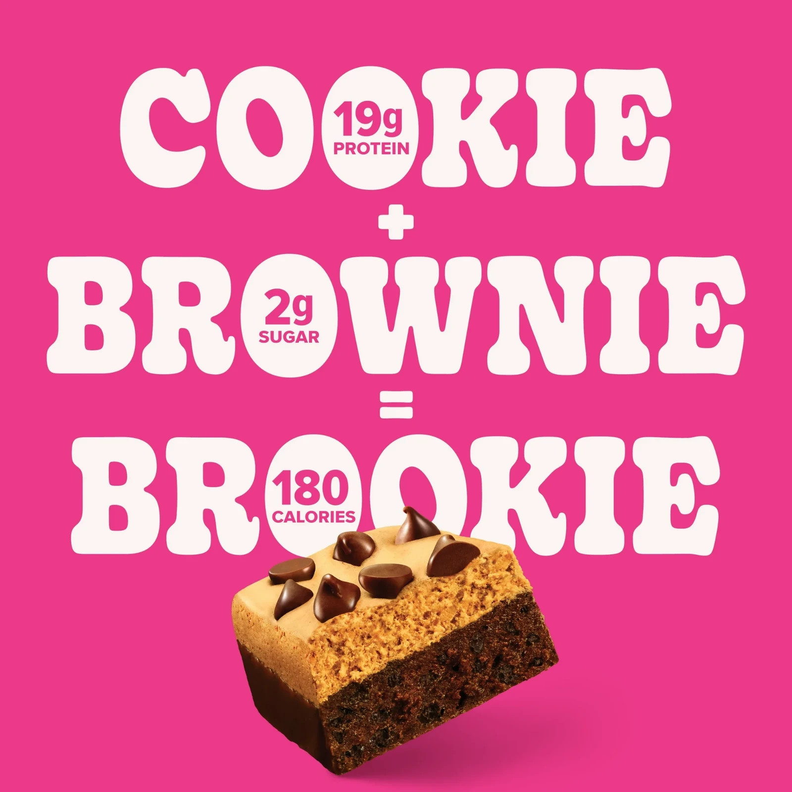Pure Protein Bar, Brookie Bar, 19g Protein, Gluten Free, 1.76 oz, 4 Ct