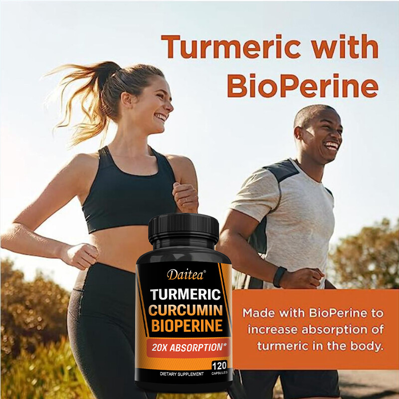 Organic Turmeric Capsules | Curcumin & Piperine 2500mg IMPROVE JOINT SUPPORT