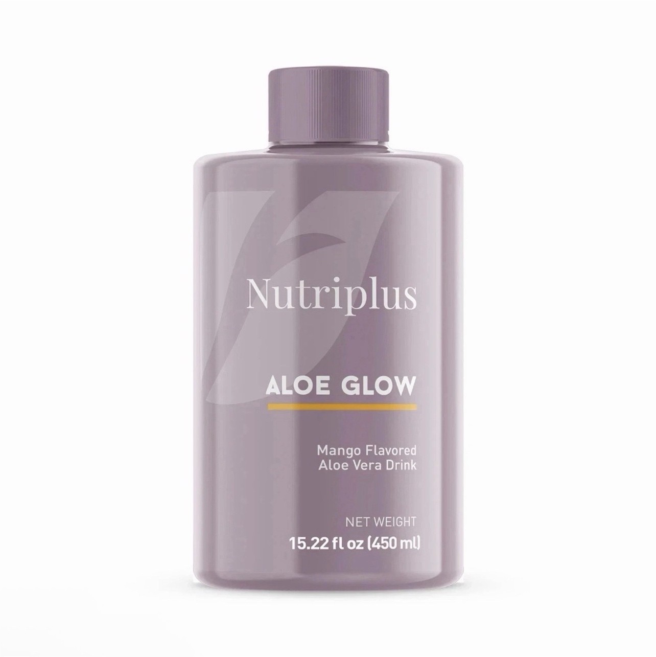 Nutriplus Aloe Glow All Natural Mango Flavored Aloe Vera Drink 450ml 15.22 fl oz