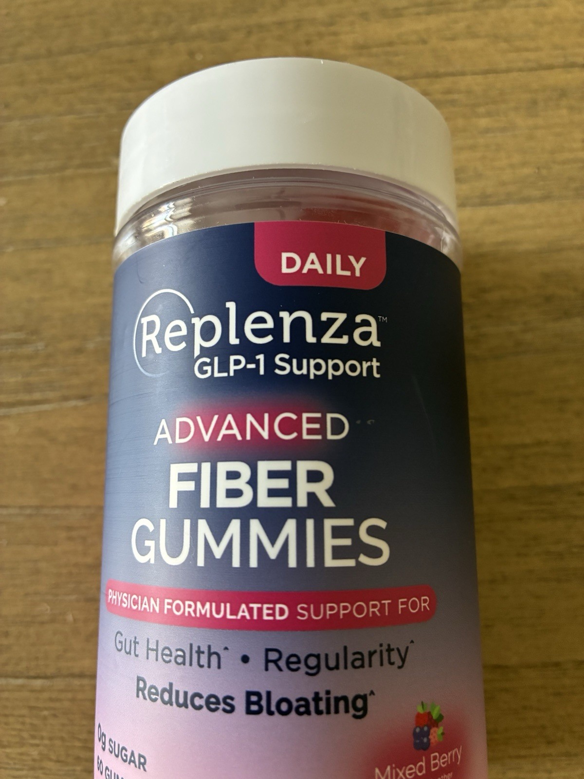 2 New Replenza GLP-1 Support Gut Plus Fiber, Aminos & Collagen Mixed Berry 02-28