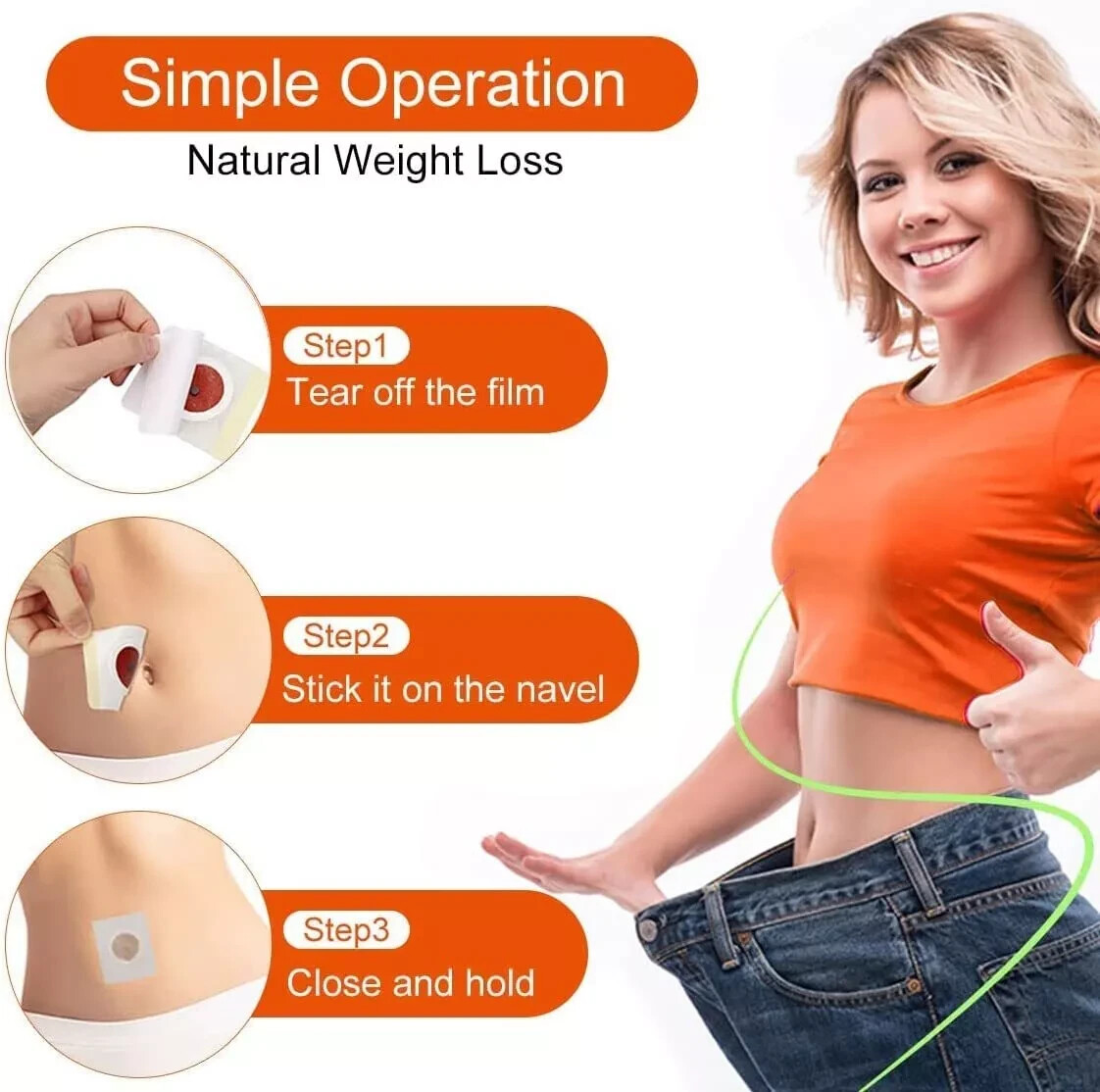 1/60/90 Pcs Slim Patch – Weight Loss, Diet, Detox, Burn Fat – Buy 2, Get 2 FREE!