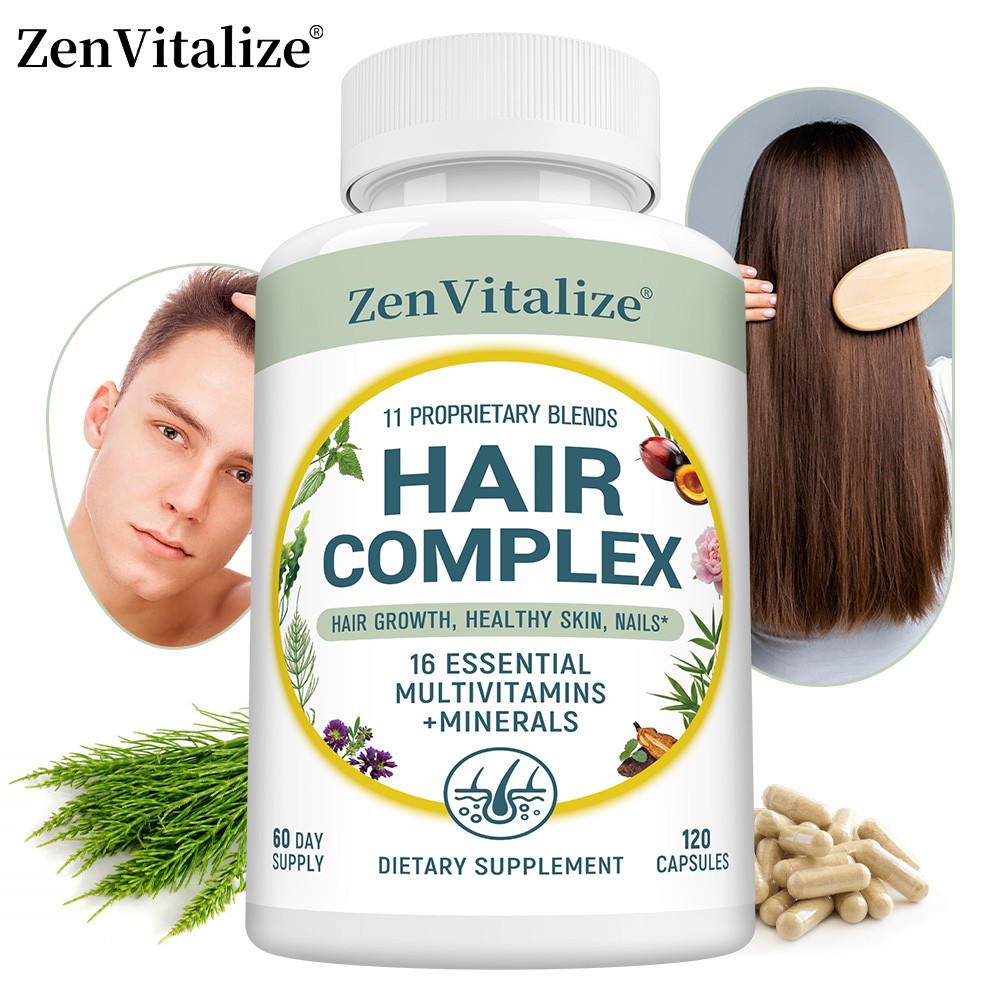 Hair Support 120 Capsules,Reileve Hair Loss,Promotes Hair Growth,Healthy Skin