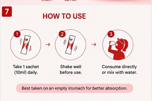 CelGen12 Double Red Rose Immune Support Liquid Supplement 15 Sachets