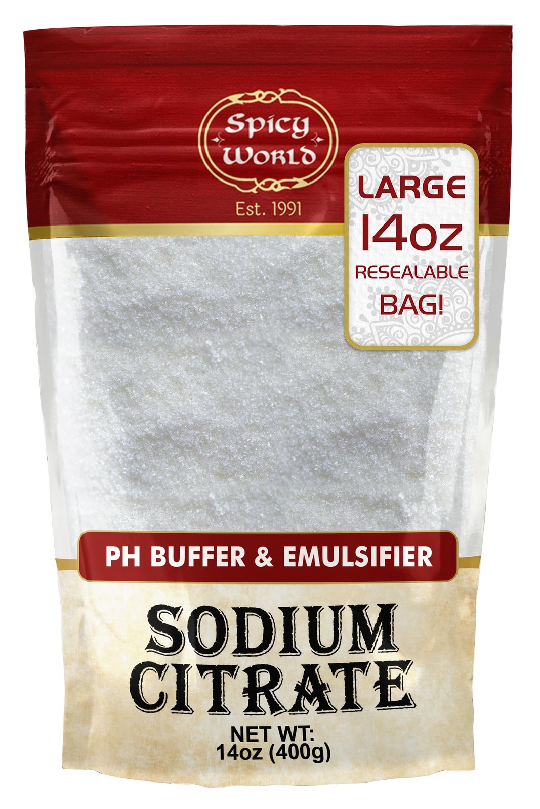 Sodium Citrate Powder 14oz Food Grade Emulsifier Cheese Spherification Molecular