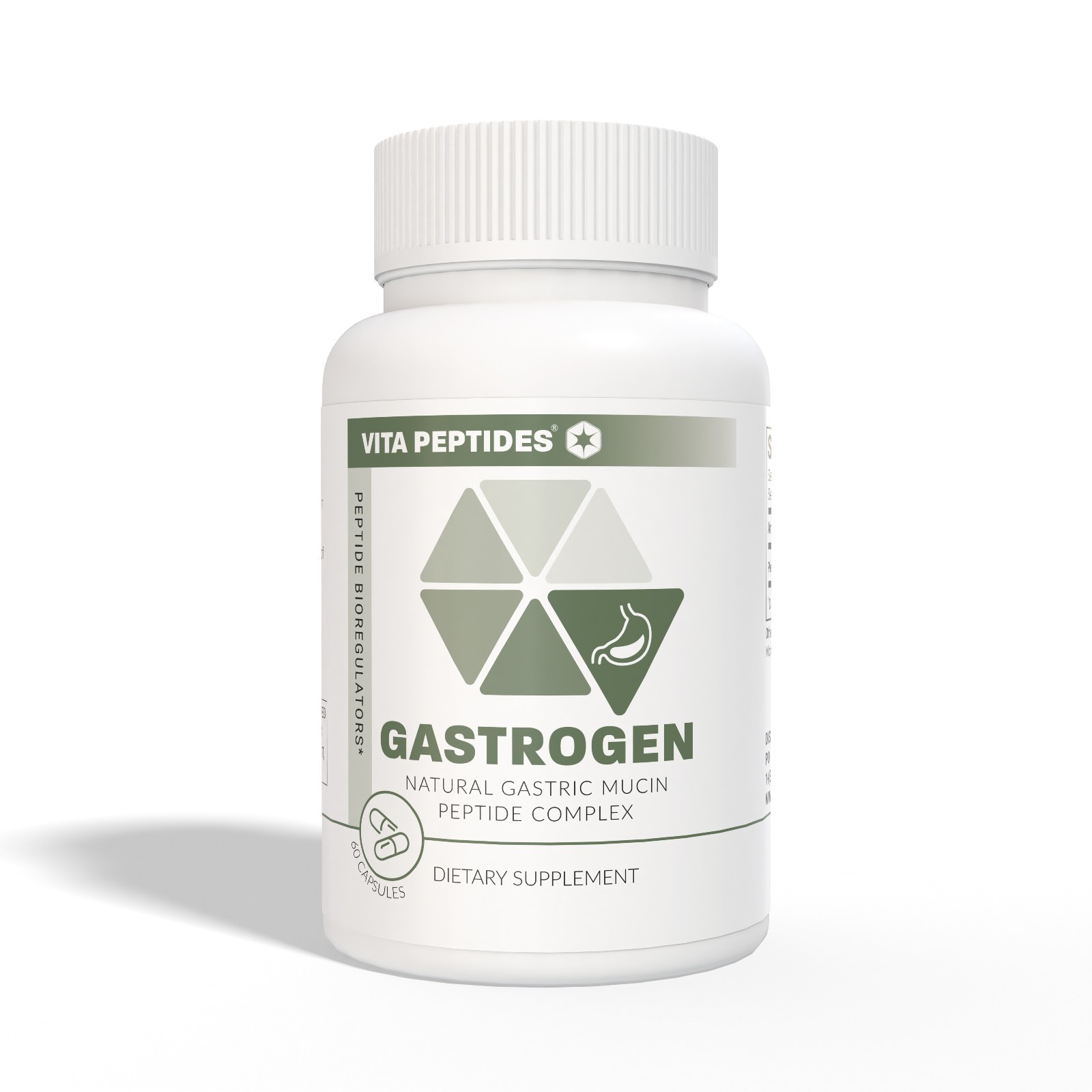 Gastrogen – Gastric Mucin Peptide Bioregulator 30 & 60 Capsules – Free Shipping