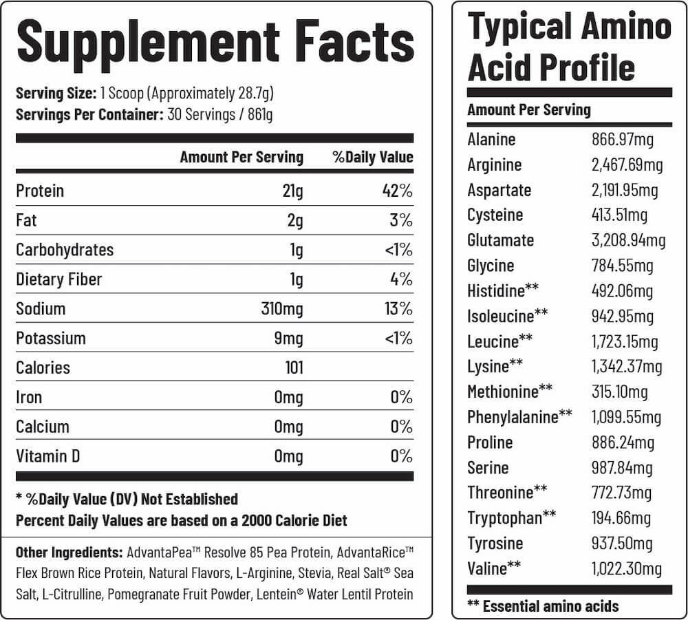 Vegan Organic Plant Protein Powder – SNAP Muscle Growth, Performance, & Recovery
