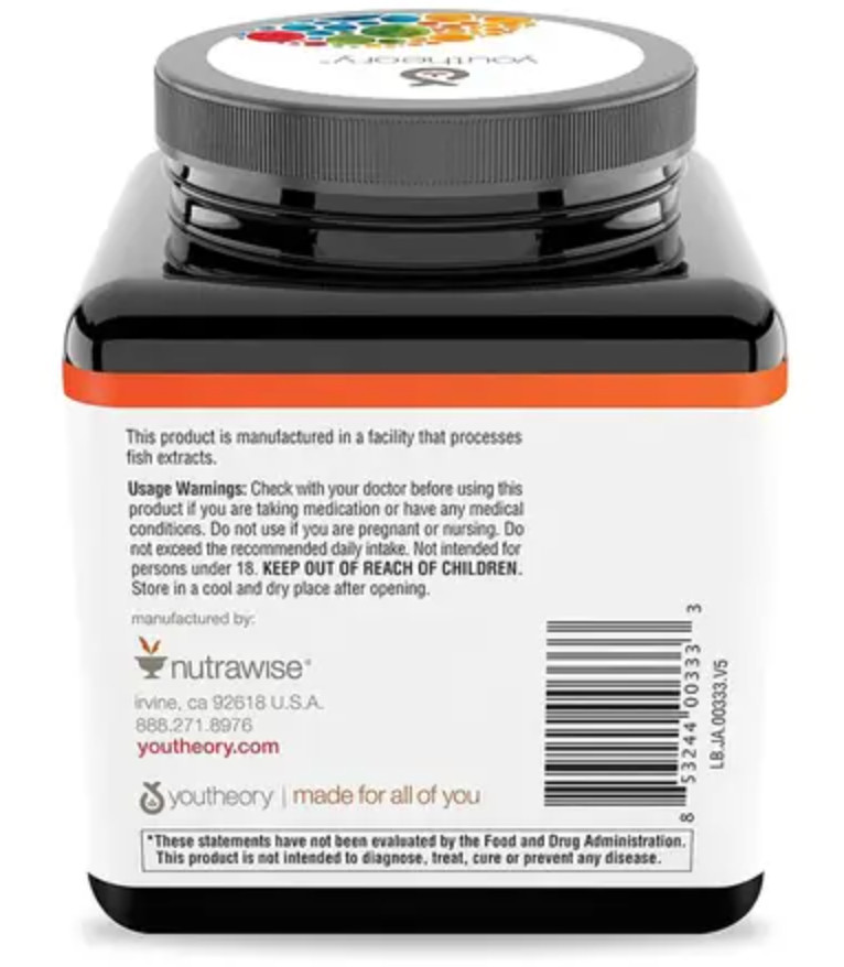 Youtheory Joint Collagen Advanced 120 Tabs for Adult health and beauty