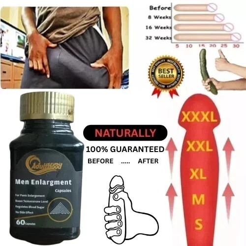 Men’s Wellness Herbal Capsules 60 Count Premium Formula Supplement