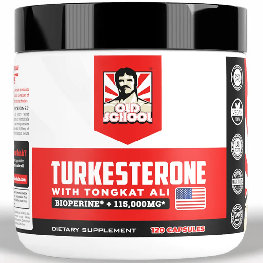 Old School Labs Turkesterone 115000Mg Natural Fitness & Recovery Supplement Caps
