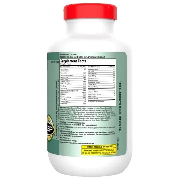 Kirkland Signature Mature Multi 400 Tablets *Adult 50+ Multi Vitamin & Mineral*