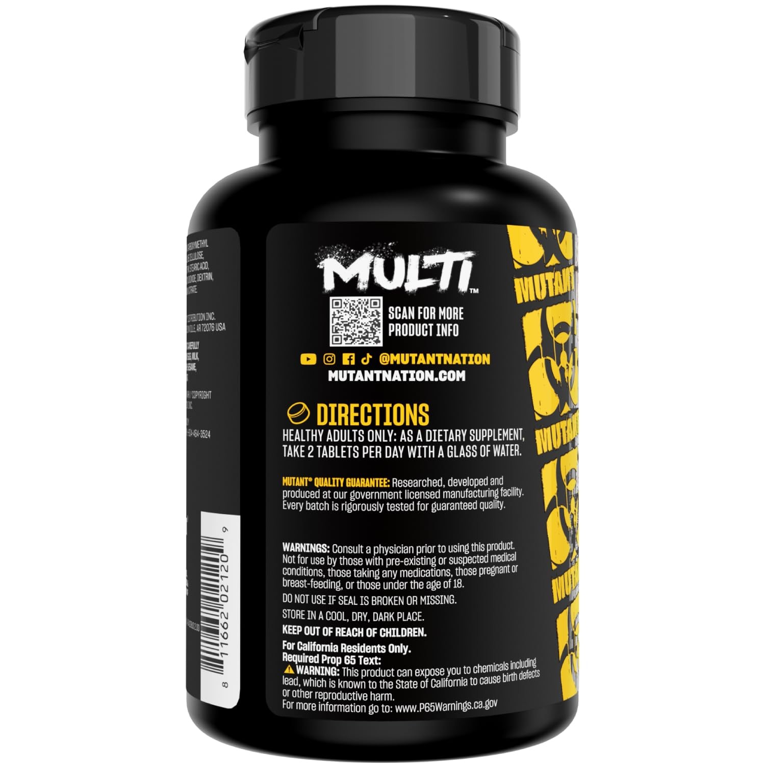 Mutant Multi – High Potency Vitamins with 75+ 1 Count (Pack of 1), 0