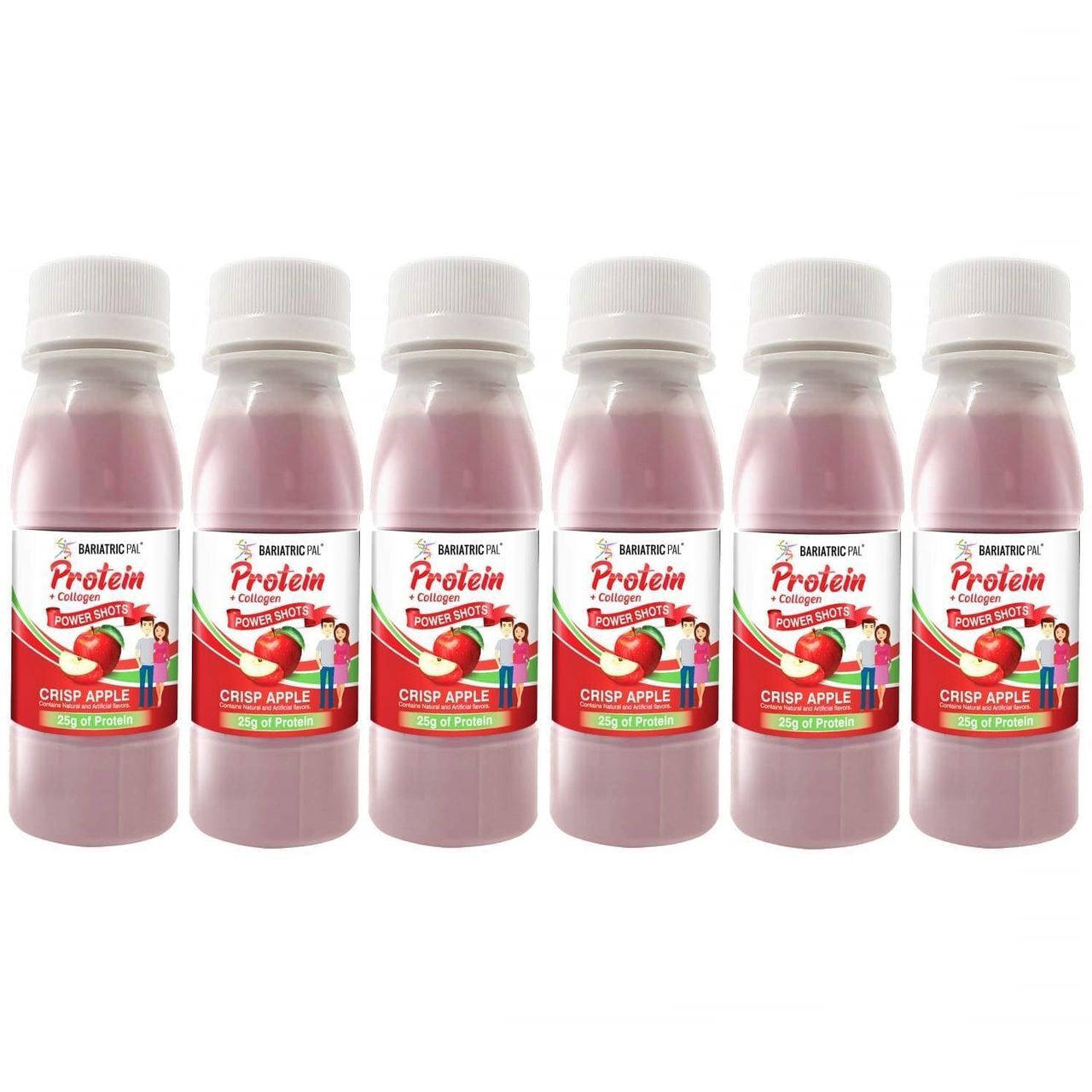 BariatricPal 25g Whey Protein & Collagen Power Shots – Crisp Apple