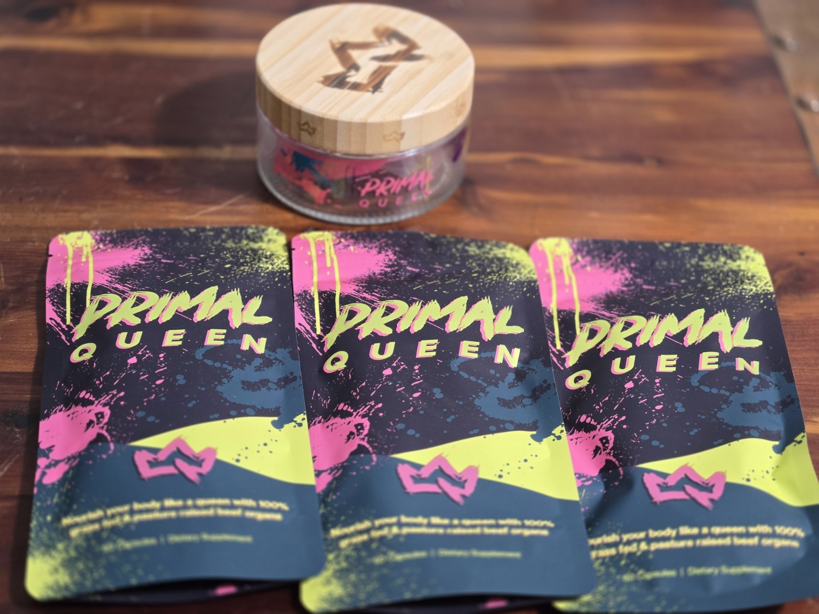 Primal Queen Grass Fed Beef Organ Superfoods Dietary Supplement B8