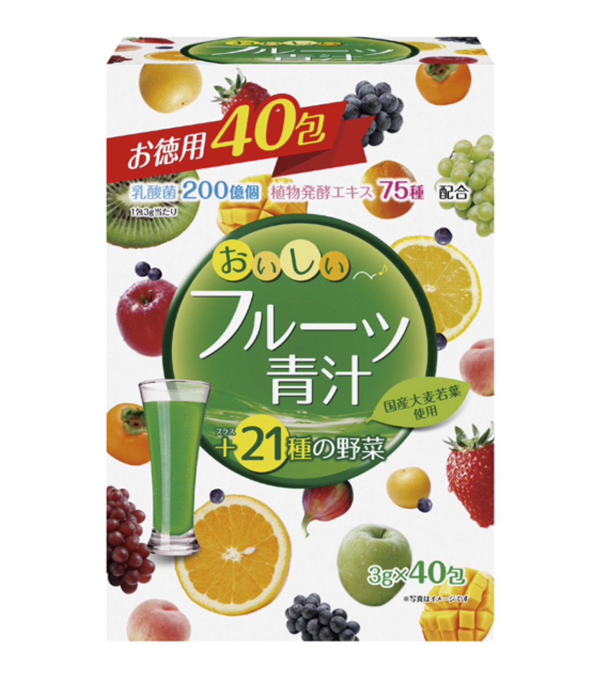 YUWA Delicious Fruits AOJIRU 40 packs Lactic acid bacteria Fermented extract