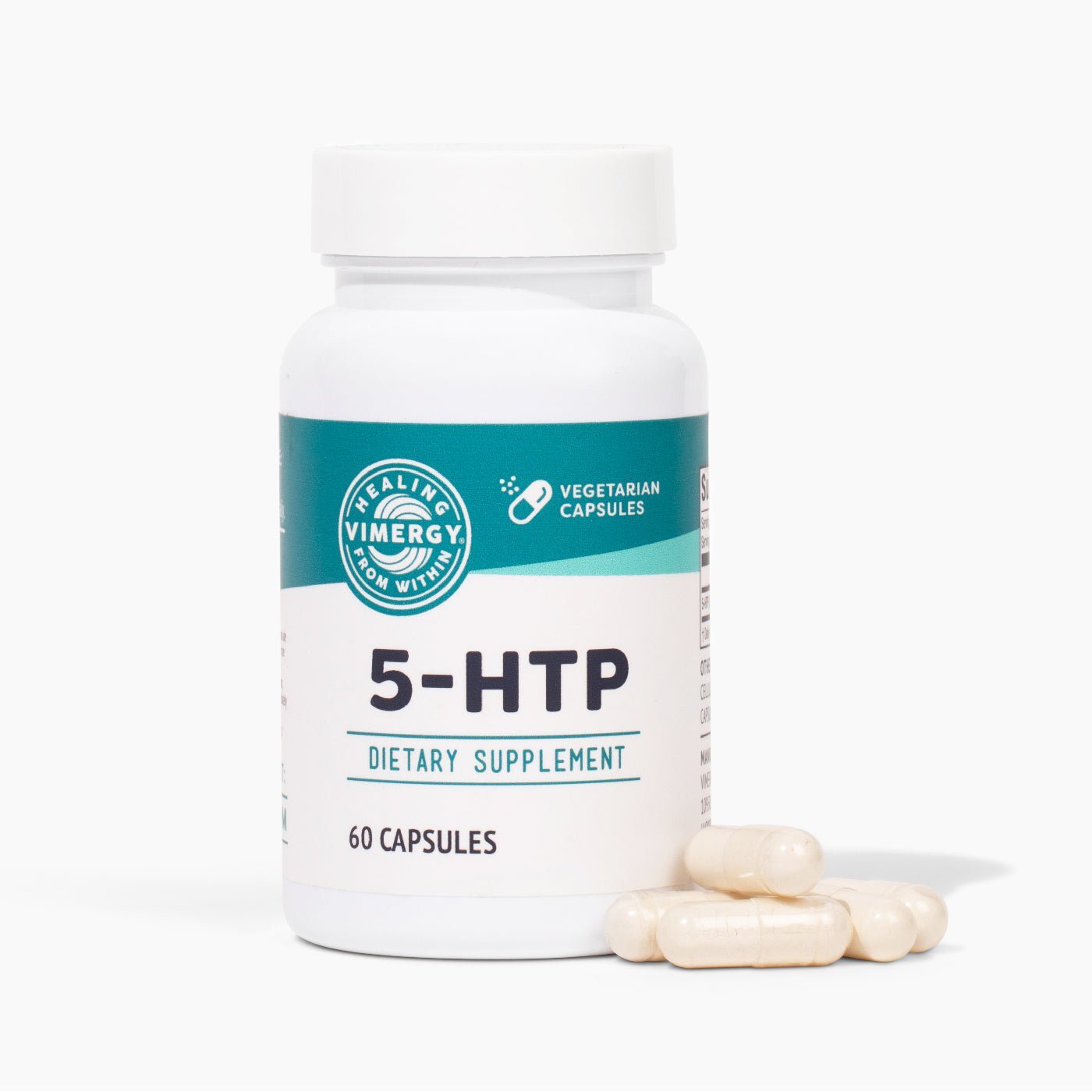 Vimergy 5-HTP Capsules, 60 Servings – Healthy Mood & Stress Support Supplement