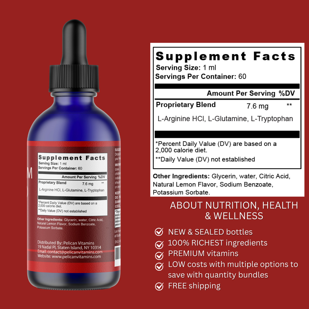POWERSLIM – Amino Diet Drops- Keto & Weight Support- 3 Bottles- 180ml (2fl oz)