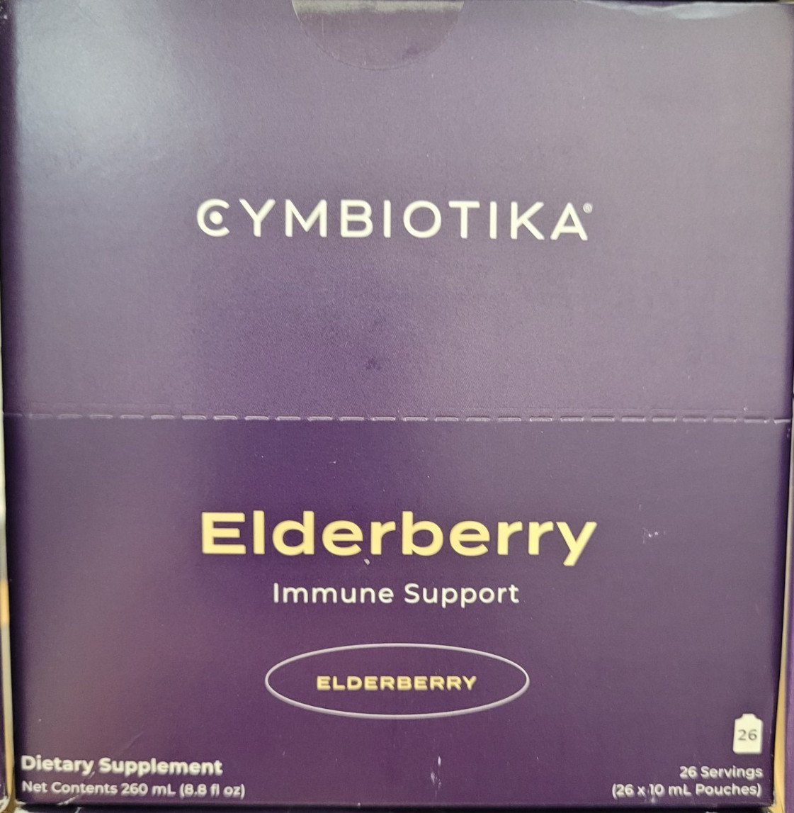 New CYMBIOTIKA Elderberry Immune Support w/ Echinacea 26 Pouches FREE SHIPPING