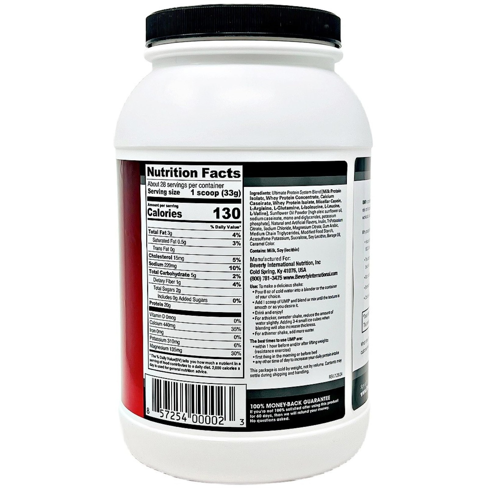 Beverly International Ultimate Muscle Protein Powder 29 Servings Lean Muscle …