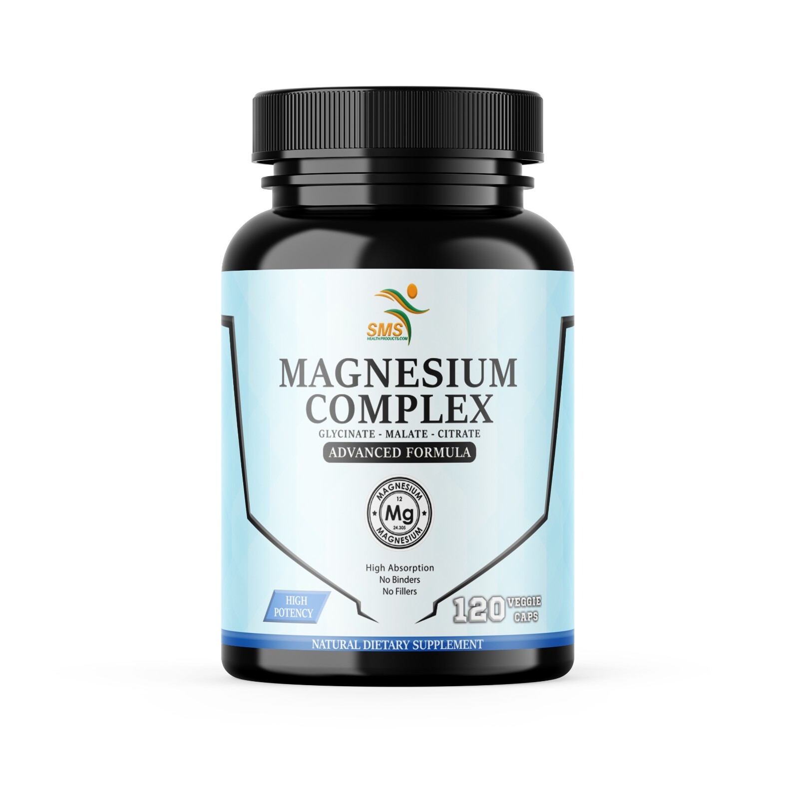 Magnesium Complex 470mg with Malate, Citrate, Glycinate – High Absorption