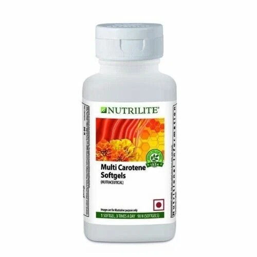 Amway Nutrilite Multi Carotene 90 Softgels For Skin, Hair & Eyes Exp 2028