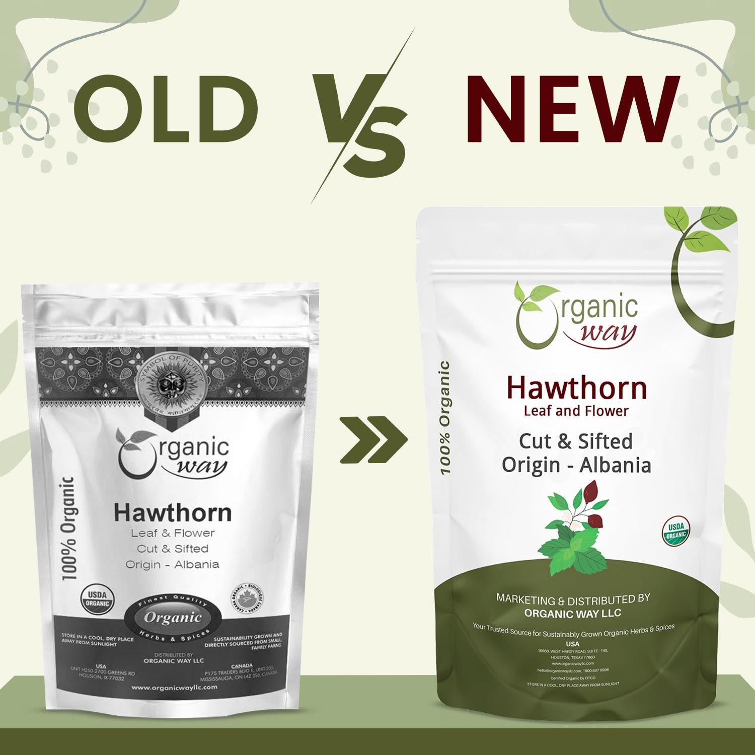 Hawthorn Leaf and Flower Cut & Sifted (Crataegus monogyna) – Tea | European W…