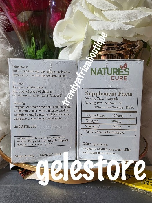 Glutathionn BLEND 10000, + collage, 14 days results. Maximum strength 60/cup x 1