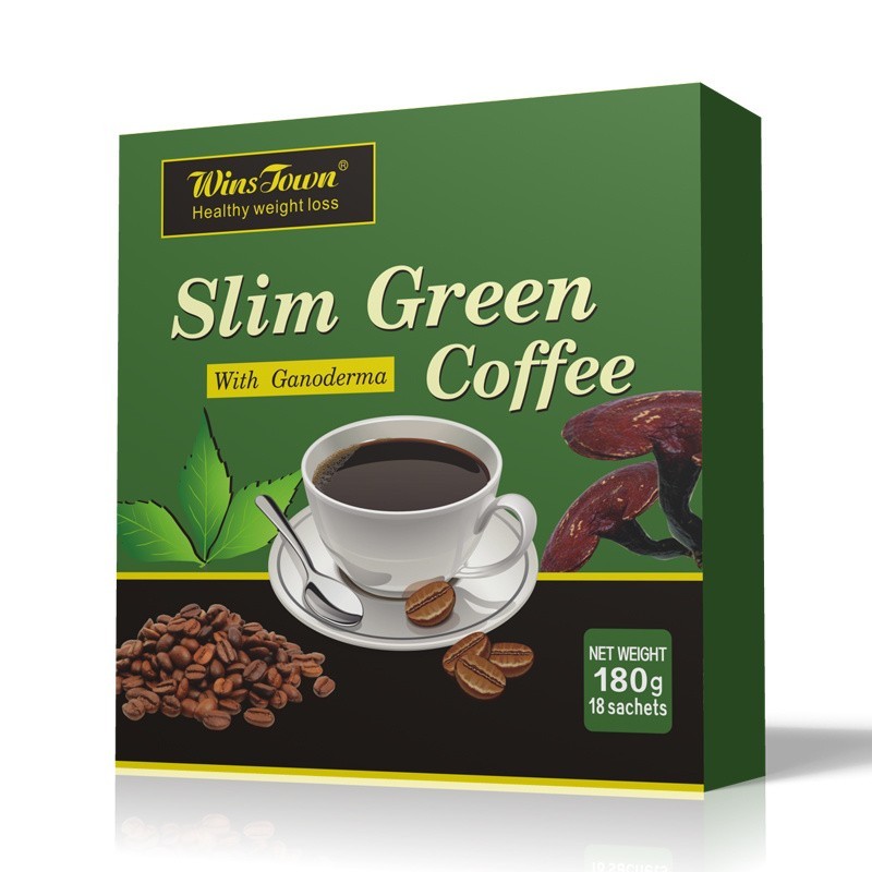 SLIM Green Coffee Ganoderma WEIGHT LOSS Control Detox Tea – USA Seller (2 Pack)