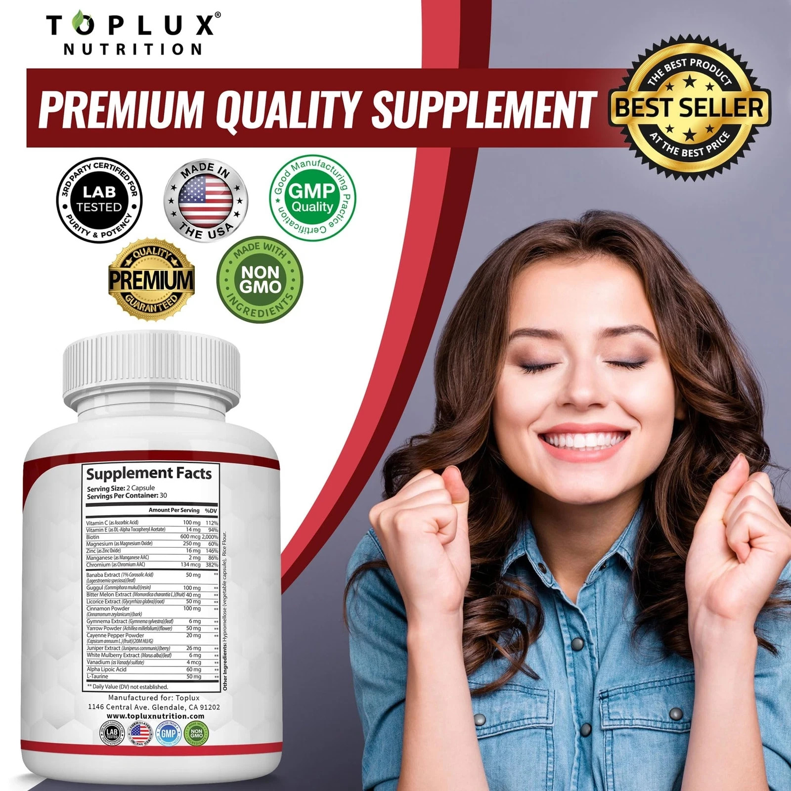 Blood Sugar Complex Supplement – Supports Healthy Blood Sugar Levels Already …
