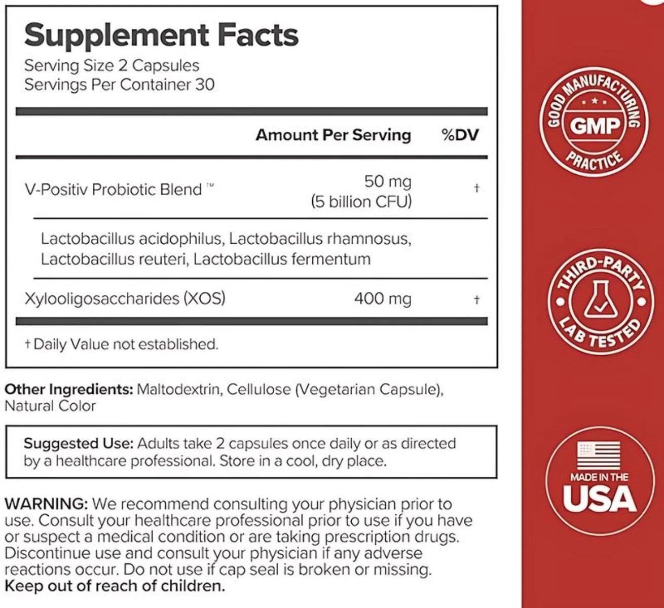 URO Women’s Probiotics – 60 Total Count (Pack of 1) – Probiotics designed for