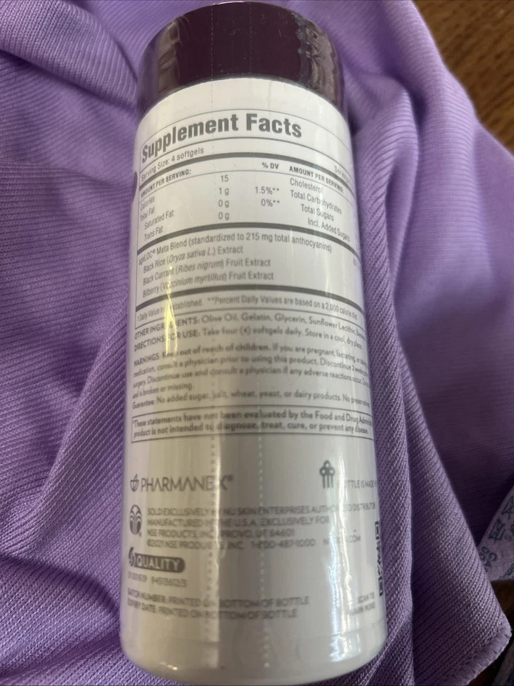 Nu Skin PHARMANEX ageLOC Meta Supplement 120 Softgels Exp 8/27 New with Seal
