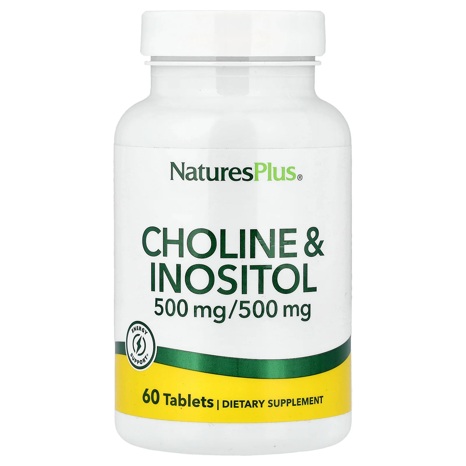 2 X NaturesPlus, Choline & Inositol, 60 Tablets
