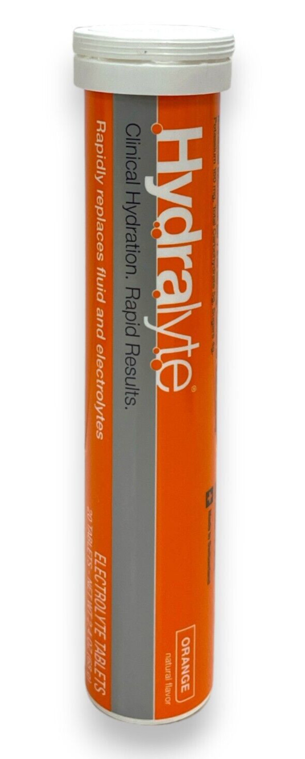 Hydralyte Clinical Hydration Rapid Results(20 Tablets/2.4oz/68g)As Seen In Pics
