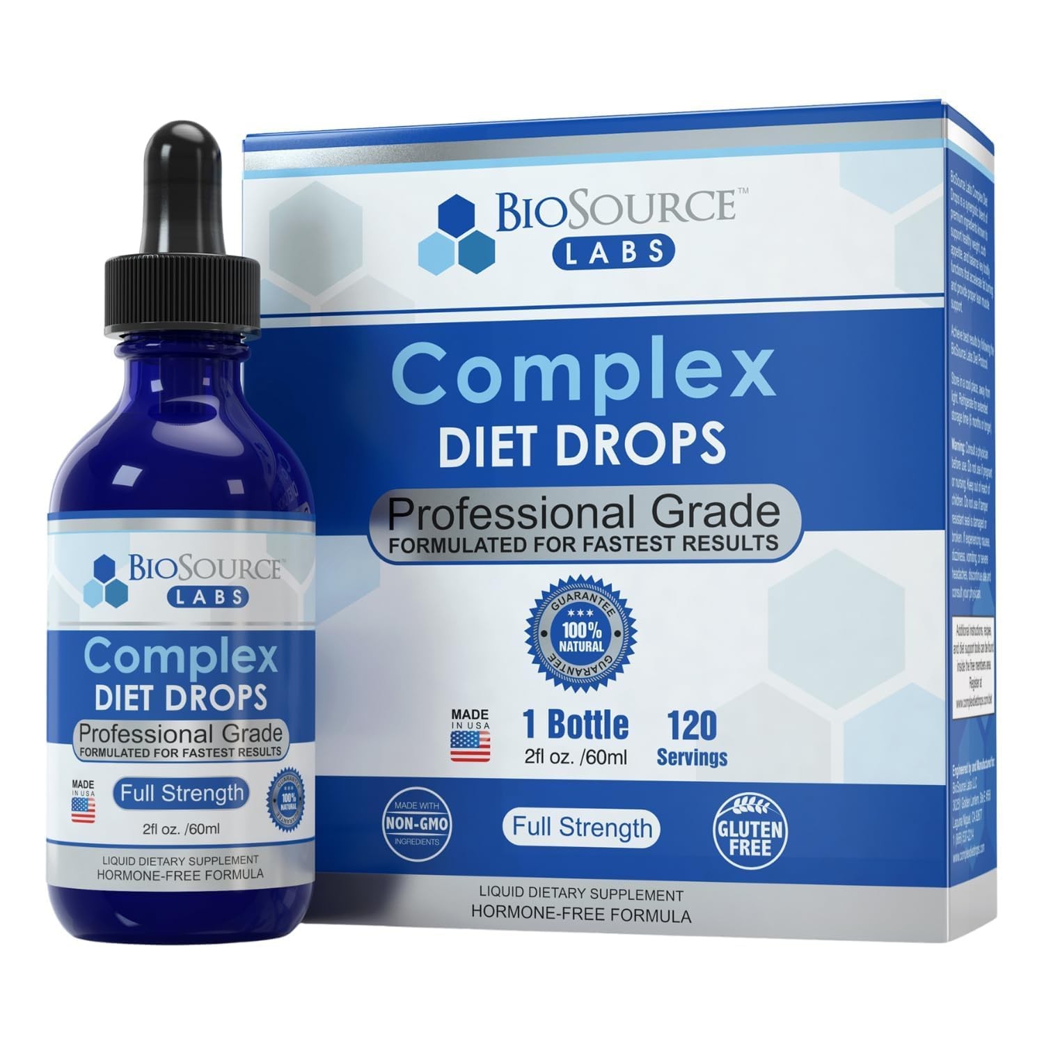 BioSource Labs Complex Diet Drops – Best Natural 2 Fl Oz (Pack of 1)