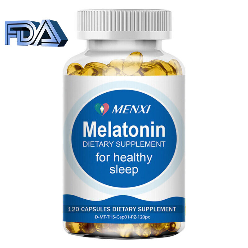 Melatonin Capsules 10mg 10/60/120ct 1 Bottles Melatonin Capsules for Adults