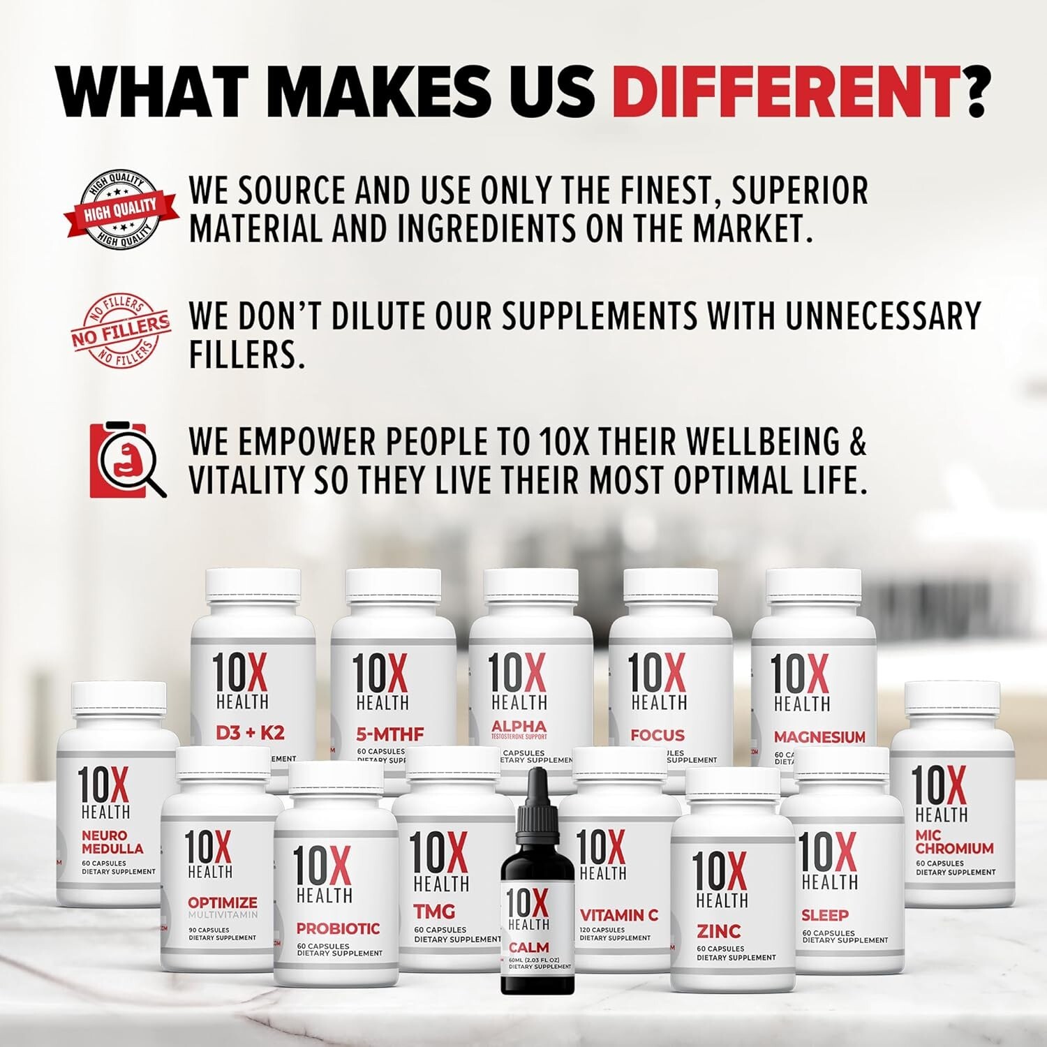 “Quality 10X 3pk Health Optimize Methylated Multivitamin 90 Caps Free Ship 2026