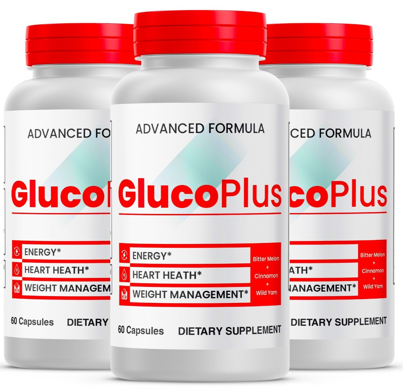 Gluco Plus Blood Optimizer, GlucoPlus Blood Support Pills for Circulation 180ct