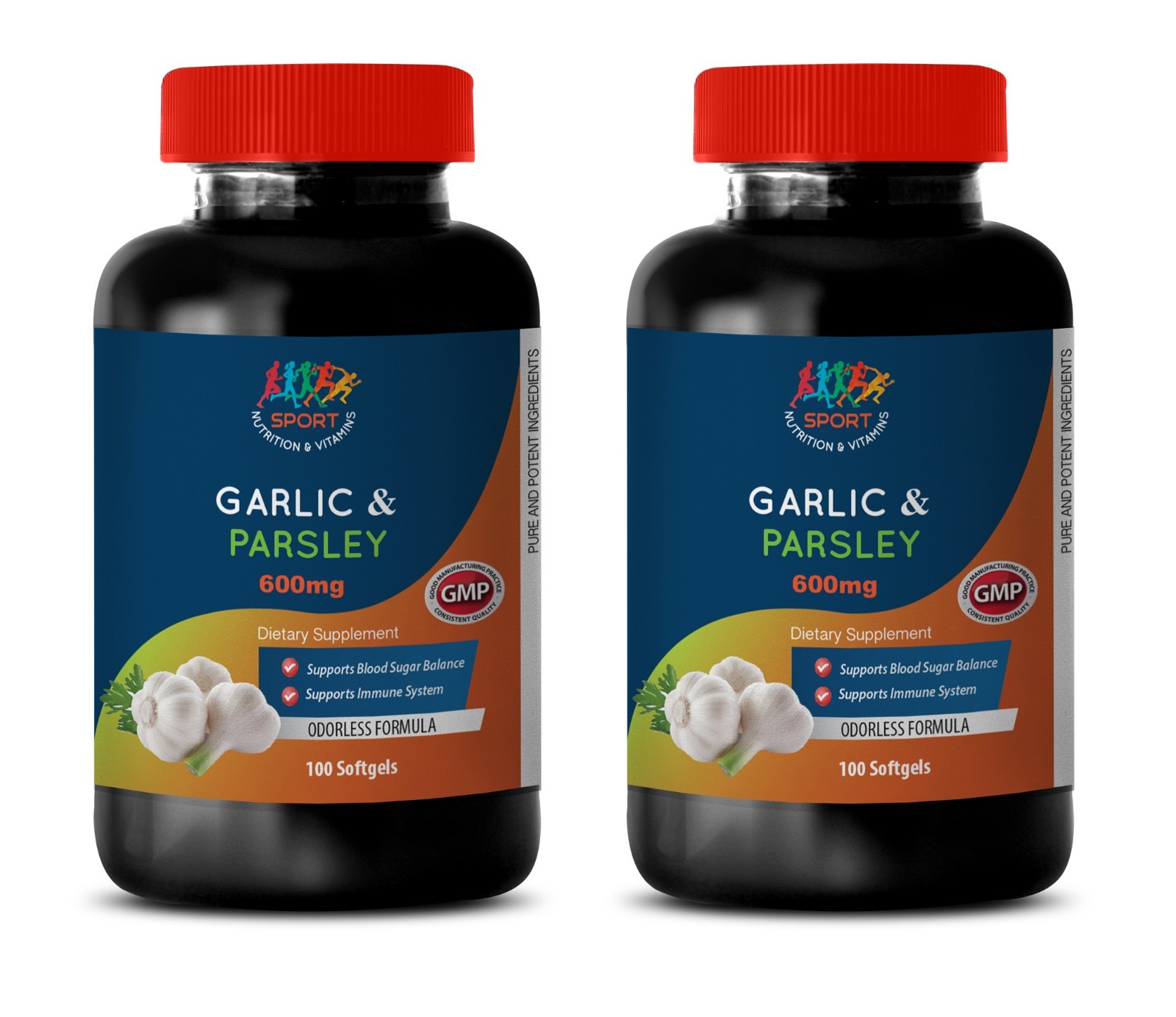 increase HDL levels – Odorless Garlic & Parsley 600mg 2B – multivitamin herbs