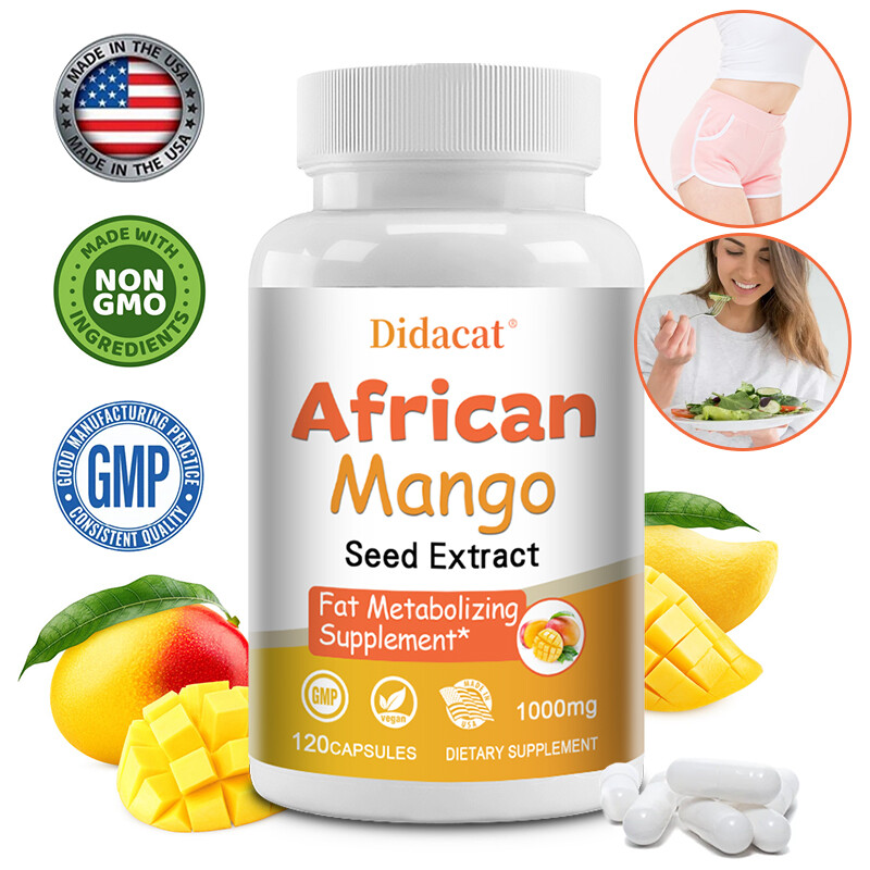 African Mango Extract Ultimate Weight Loss Fat Burn Diet Pills Free Shipping