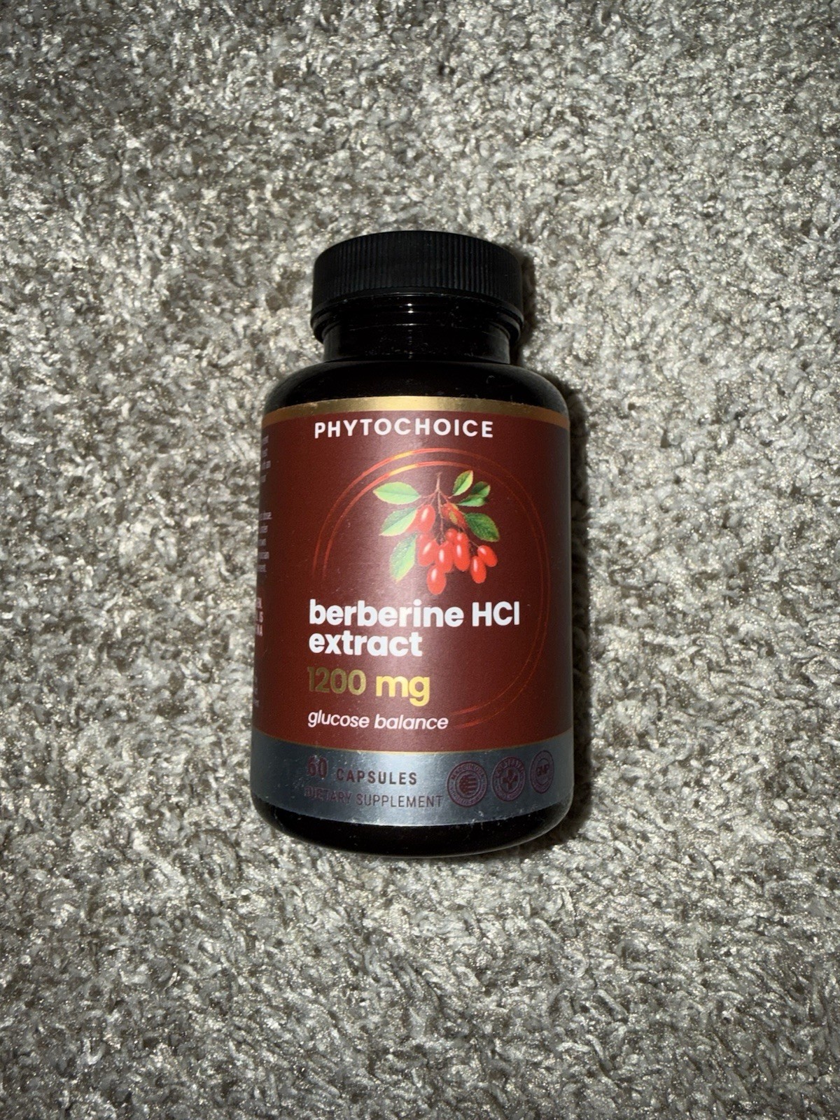 Pure Berberine HCl 1200mg – High Absorption Berberine Supplement for Metabolic