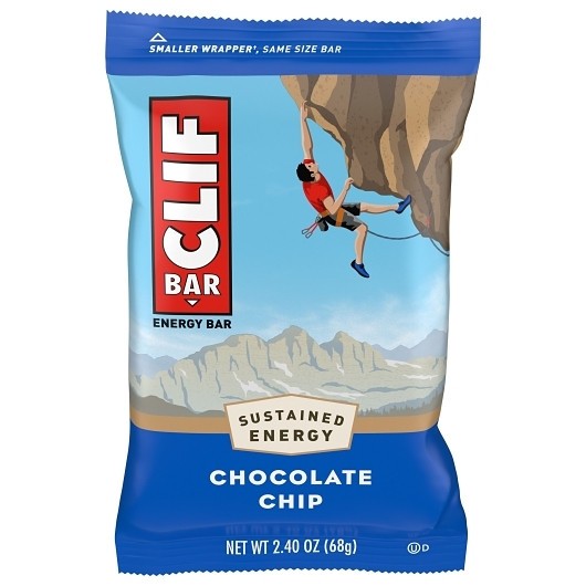 Clif Bar Chocolate Chip Energy Bar, 2.4 Ounce, 45 Per Case