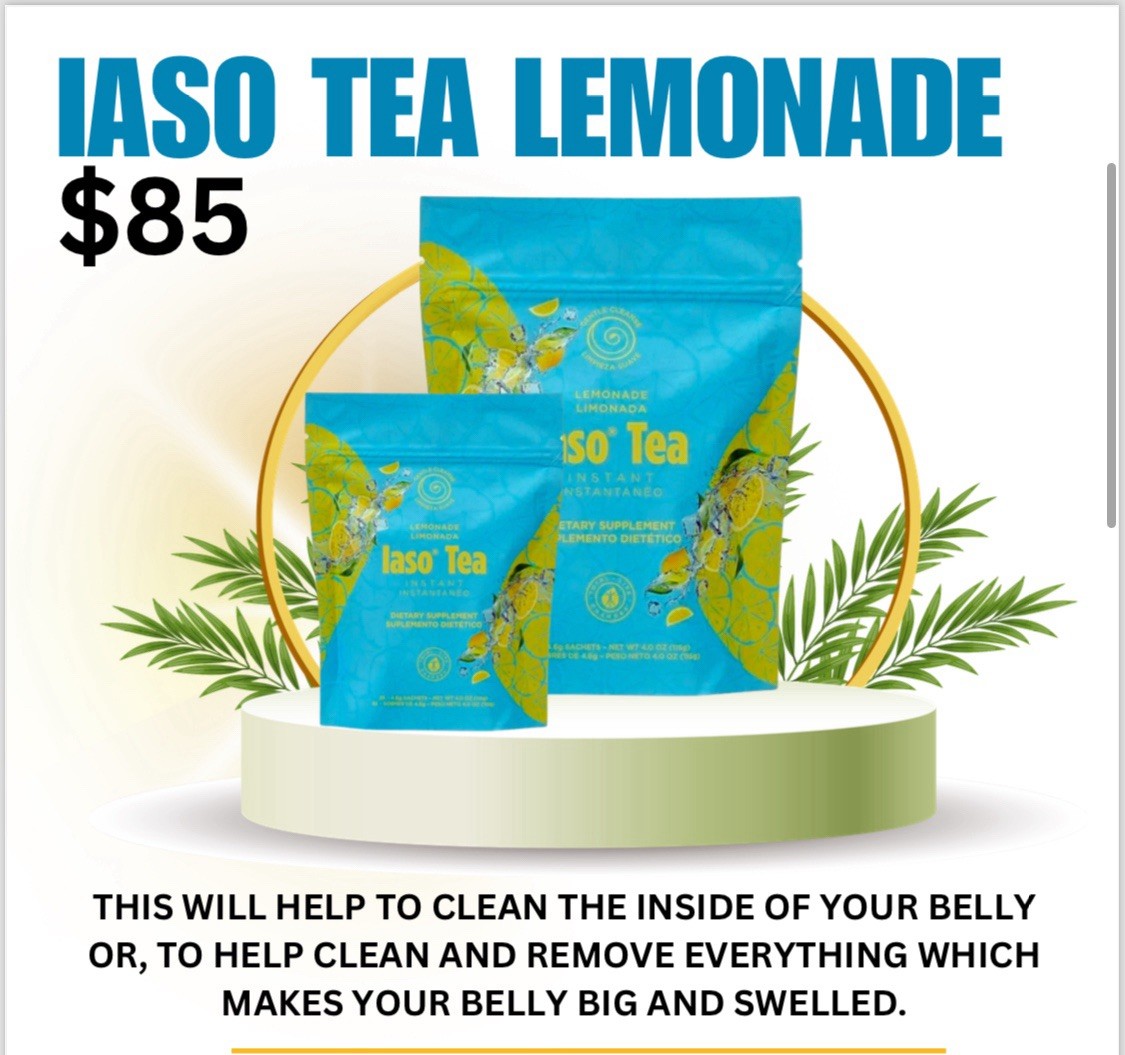 TLC Lemonade Instant Tea 25 Sachets Fast Shipping 100% Authentic 🇺🇸 Iaso