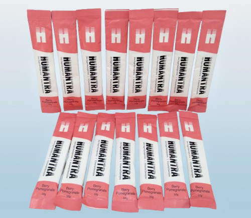 HUMANTRA ZERO SUGAR ELECTROLYTE POWDER DRINK BERRY POMEGRANATE 15 SACHETS 2027