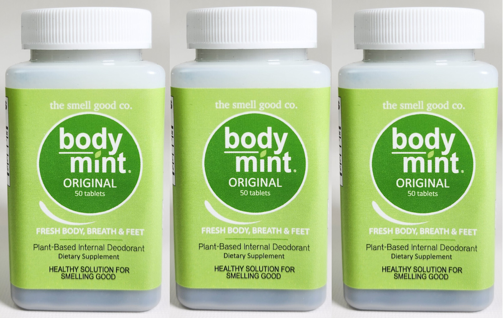 Body Mint Original 3-pack (3 x 50 = 150 tablets) – New Size