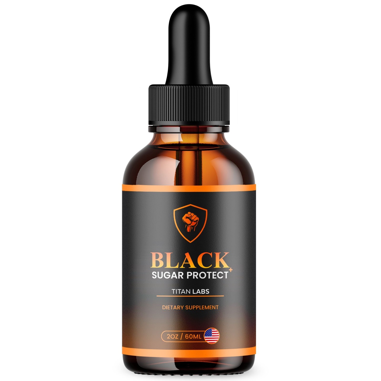 (1 Pack) Black Sugar Protect Drops Advanced Blood Support Supplement 30 Servings